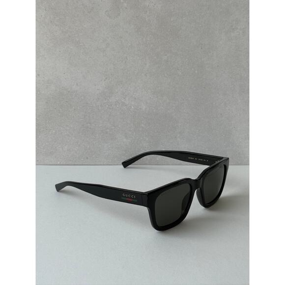 NEW Gucci GG1857S Black Unisex Square Sunglasses